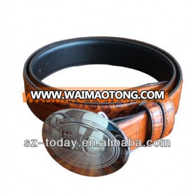 Western new fashion metal belt for men